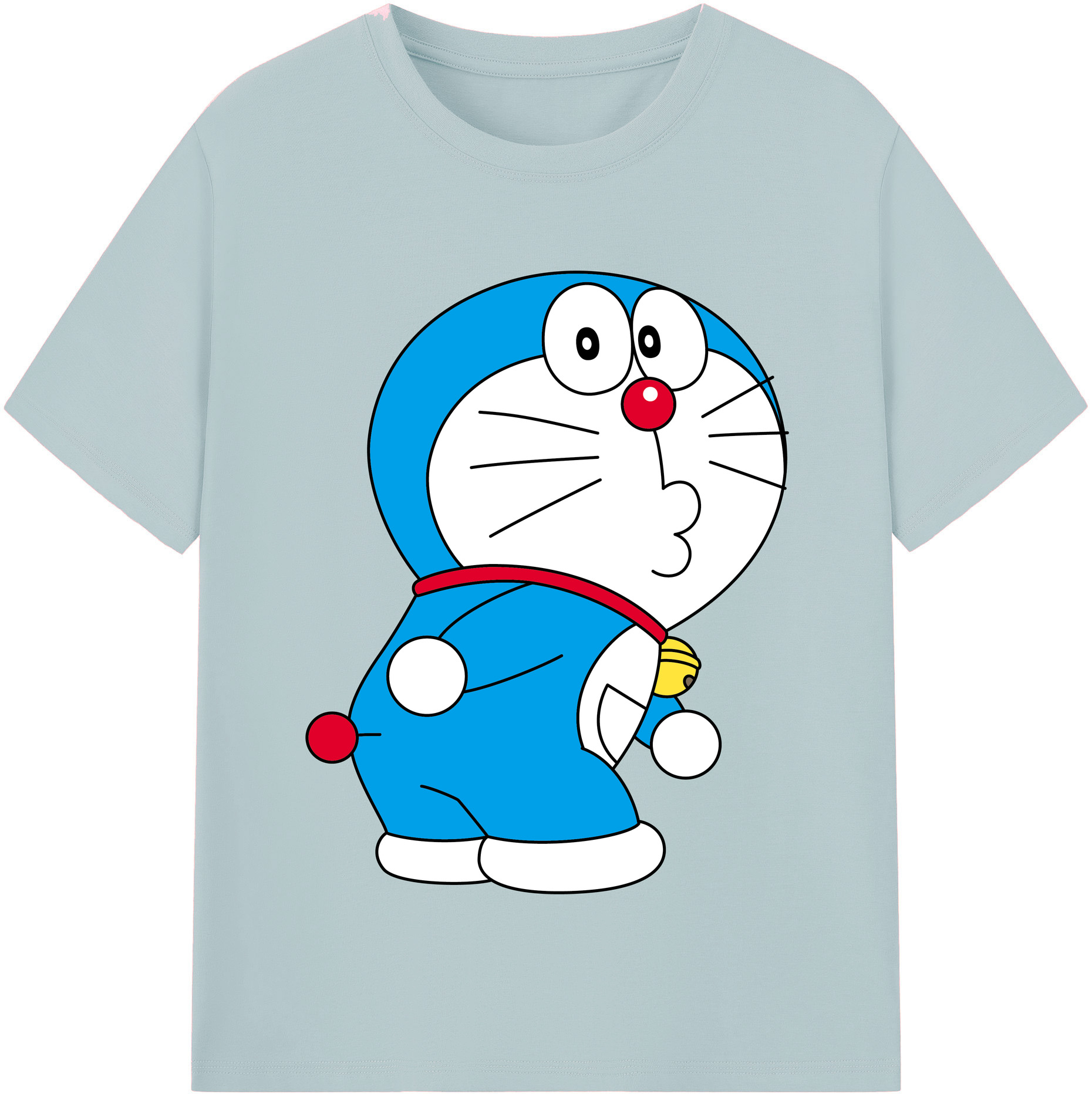 （画像用） ドラえもん Doraemon 綿100％半袖Tシャツ（フロントプリント）